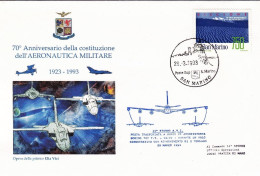 San Marino-1993 "70^ Anniversario Della Costituzione Dell'aeronautica Militare"  - Luftpost
