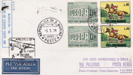 1978-San Marino 30^ Giro Internazionale Di Sicilia Via Trapani Del 15 Luglio - Airmail