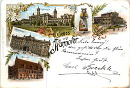 Gruss Aus Hannover - Litho - Hannover