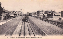 1930ca.-Egitto "Suez Les Boulevards Et La Ligne De Port Said" - Sonstige & Ohne Zuordnung