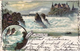 1898-Svizzera "Gruss Vom Rheinfall" - Postmark Collection