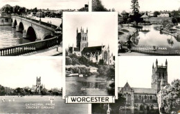 73879640 Worcester  UK New Bridge Cheluvelt Park Cathedral From Cricket Ground  - Other & Unclassified