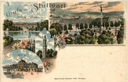 Gruss Aus Stuttgart - Litho - Stuttgart