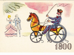 1950-cartolina Pubblicitaria Nuova Della Pirelli (la Storia Della Bicicletta) "i - Advertising