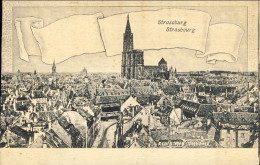 1904-France Francia Caterina Non Spedita Veduta Di Strasburgo Strasbourg Strassb - 1877-1920: Semi Modern Period
