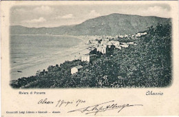 1900-cartolina Di Alassio Riviera Di Ponente Affrancata 2c.Stemma - Savona