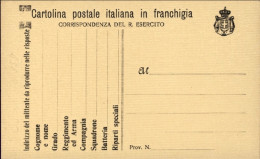 1916-CF Cartolina Postale Con Stemma Piccolo A Destra, Non Viaggiata - Storia Postale