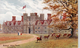 73865602 Sevenoaks  UK Knole House West Front Kuenstlerkarte  - Sonstige & Ohne Zuordnung