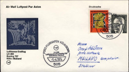 1974-Germania Berlino Lufthansa I^volo LH 288 Colonia Milano Del Primo Aprile, D - Cartas & Documentos