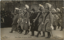 Kaiser Wilhelm II Mit Seinen Söhnen - Koninklijke Families