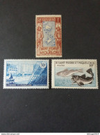 SAINT PIERRE ET MIQUELON 1932 MAP 1956 LE FRIGORIFIQUE DE SAINT PIERRE 1957 FISH MNH - Ongebruikt