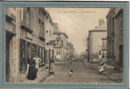 CPA (08) DONCHERY - Aspect De La Grande Rue En 1904 - Sonstige & Ohne Zuordnung