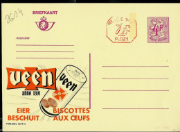 Publibel Neuve N° 2614 + P. 021 ( Biscottes Aux Oeufs  VEEN Depuis 1891) - Werbepostkarten