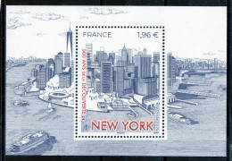 2024 - MINI BLOC "  500 ANS DE LA DECOUVERTE DE NEW YORK " 1 Valeur  à  1.96 € - TRES STYLISE  - Neuf** - Nuovi