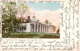 73831390 Mount_Vernon_Virginia_USA Washingtons Mansion - Sonstige & Ohne Zuordnung