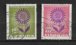 ALLEMAGNE   FÈDÉRALE N°  313/314 " EUROPA " - Usati