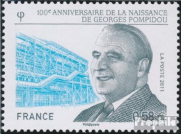 Frankreich 5135 (kompl.Ausg.) Postfrisch 2011 Georges Pompidou - Unused Stamps