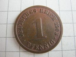 Germany 1 Pfennig 1903 A - 1 Pfennig