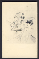 Ladies Sitting Top Side W Binoculars, Relaxing In Ship, Sailboats - HELLI Artist - Helli