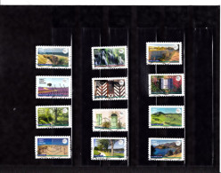 FRANCE -TERRE DE TOURISME- 12 TIMBRES OBLITERES - Used Stamps