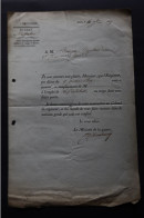 1809  Nomination Du   Chef De Bataillon  BEAURAIN  Autographe   Lot 6 - Historische Dokumente