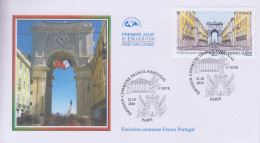 Enveloppe  FDC   1er  Jour   FRANCE     Emission   Commune   Avec   Le   PORTUGAL    2016 - 2010-2019