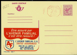 Publibel Neuve N° 2622 + P. 017 ( L'Avnir Familial Assurances ) - Werbepostkarten