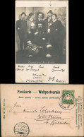 Bayern Gruppenbild Tugendbund Kornblume Männer Tracht 1902 Gel. Stempel München - Other & Unclassified