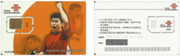 Carte SIM -Chine - China Unicom - Pongiste, Série 2006G 01 (3-3) - Chine