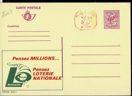 Publibel Neuve N° 2604 + P 021 ( Pensez Millions - Pensez Loterie Nationale ) - Publibels