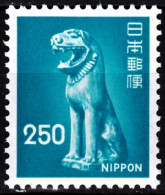 JAPAN 1976 Definitive With NIPPON: ART Porcelain. Guard Dog 250Y, MNH - Porcellana