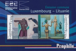 Luxemburg Block46 (kompl.Ausg.) Postfrisch 2022 Litauen - Ungebraucht