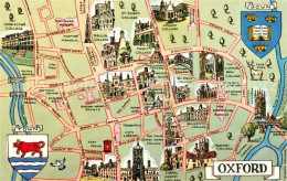 73774330 Oxford  Oxfordshire UK Karte Oxford  - Andere & Zonder Classificatie
