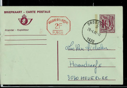 Carte-Postale N° 188.II.NF. P. 028 - Obl. DROGENBOS - D - ( 1620 ) 29/04/82 - Cartes Postales 1951-..