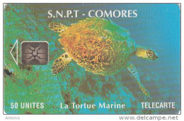 COMOROS ISL. - Marine Turtle, Chip SC5, Used - Comoren