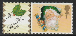 GRANDE BRETAGNE - N°2212 ** (2000) Noël (avec Vignette) - Unused Stamps