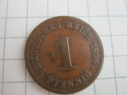 Germany 1 Pfennig 1896 D - 1 Pfennig