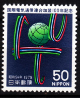 JAPAN 1979 Telecommunications: ITU Membership Centenary, MNH - Télécom