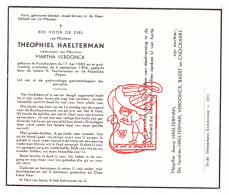 DP Theophiel Haelterman ° Kruishoutem 1882 1956 X Martha Verdonck // Baert Cnockaert - Andachtsbilder