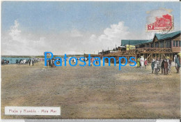 227524 ARGENTINA BUENOS AIRES MIRAMAR PLAYA Y RAMBLA POSTAL POSTCARD - Argentinien