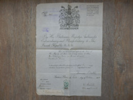 PASSEPORT DE BRITANNIC MAJESTY'S AMBASSADOR 1912 TRAVELLING RUSSIA - Historische Dokumente