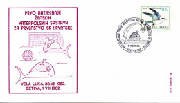 Yugoslavia, Water Polo,1st Croatian Championship For Women, Betina 1982 - Wasserball