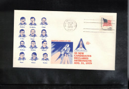 USA 1979 Space / Weltraum Space Shuttle - 35 New Candidates Interesting Cover - Estados Unidos