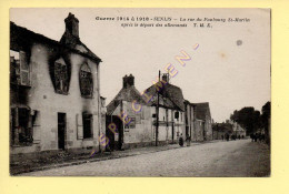 60. SENLIS - Guerre 1914 à 1916 - Rue Du Faubourg St-Martin Après Le Départ Des Allemands (animée) - Senlis