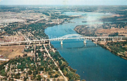 73760386 Pennsylvania Turnpike Delaware River Bridge Air View Pennsylvania Turnp - Altri & Non Classificati