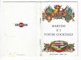 MARTINI E I VOSTRI COCKTAILS - MARTINI & ROSSI - TORINO - Sonstige & Ohne Zuordnung