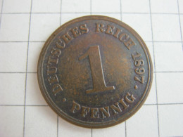 Germany 1 Pfennig 1897 A - 1 Pfennig