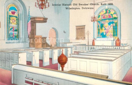 73755775 Wilmington_Delaware Interior Historic Old Swedes Church - Otros & Sin Clasificación