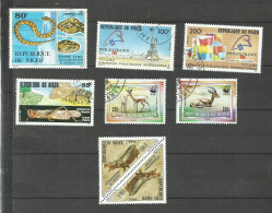 NIGER N°653, 775, 776, 779, 1167, 1169, 1655 Cote 4.50€ - Niger (1960-...)