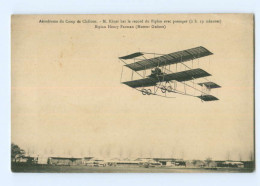 T6531/ Flugzeug Bipian Henry Farman - Aerodrome Du Camp De Chalons AK  - Otros & Sin Clasificación